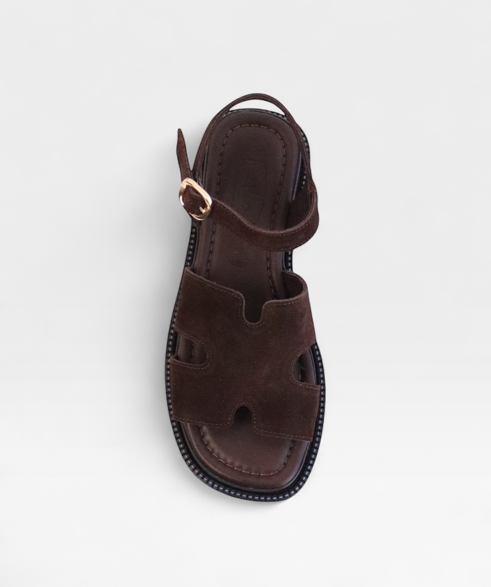BROWN SUEDE  TWIST SS26 HERMES