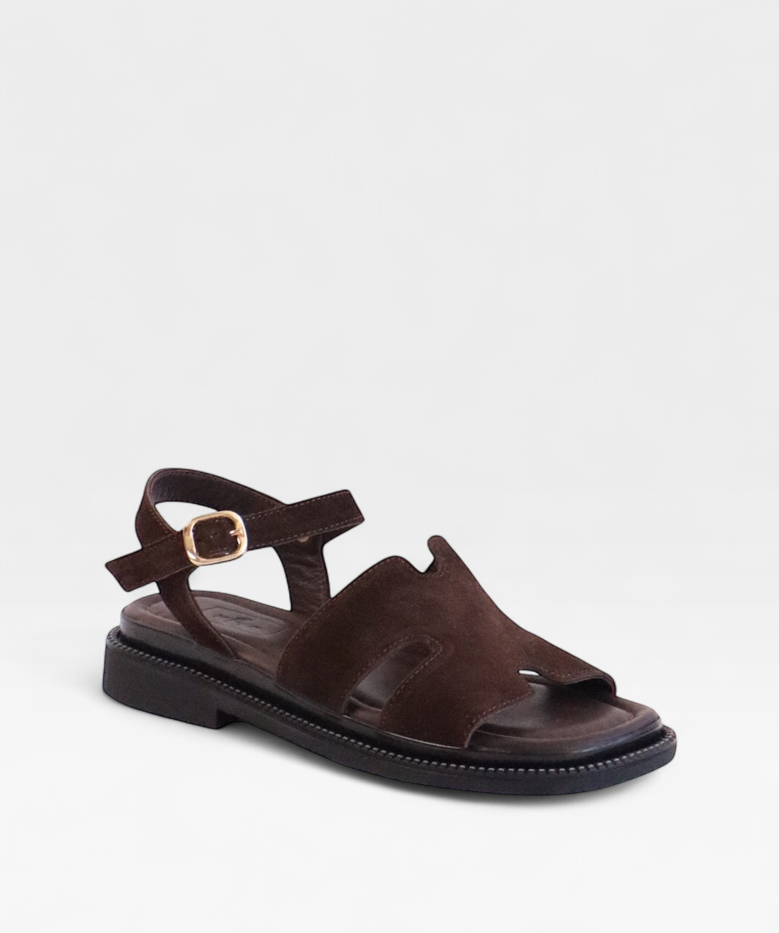 BROWN SUEDE  TWIST SS26 HERMES