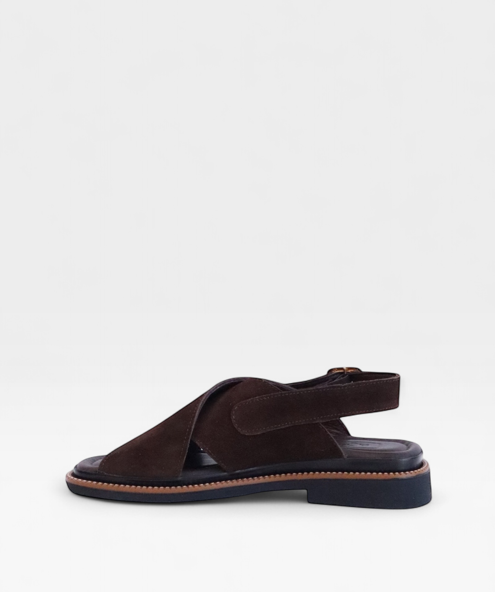 BROWN SUEDE  TWIST SS26 CROSS