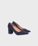 BLACK SUEDE SHOES C FW23 J108