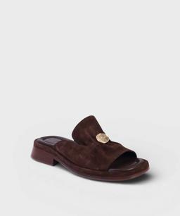 BROWN SUEDE ZOE SS26 2000