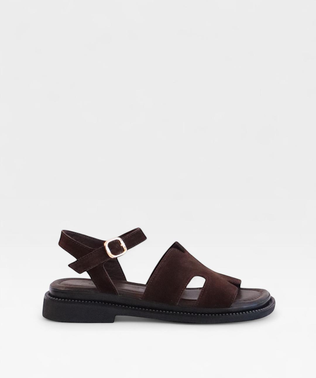 BROWN SUEDE  TWIST SS26 HERMES