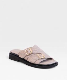 SILVER GRAY TWIST SS26 DOUBLEBUCKLE