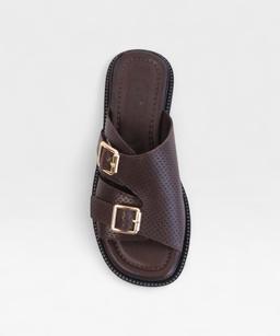 BROWN TWIST SS26 DOUBLEBUCKLE