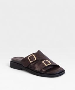 BROWN TWIST SS26 DOUBLEBUCKLE