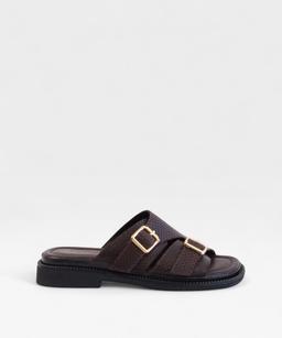 BROWN TWIST SS26 DOUBLEBUCKLE