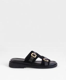 SUEDE BLACK TWIST SS26 DOUBLEBUCKLE
