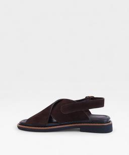 BROWN SUEDE  TWIST SS26 CROSS