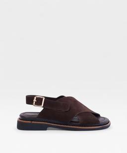BROWN SUEDE  TWIST SS26 CROSS
