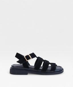 SUEDE BLACK TWIST SS26 STRAPPY